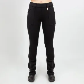Irideon | Fjord Fleece Half Seat Bootcut Breeches | Black