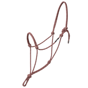 Silvertip No. 95 Rope Halter | Burgundy/Tan