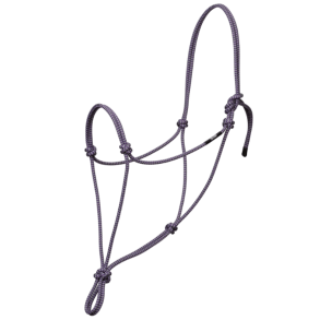 Weaver Silvertip Big Sky Ropehalter | Grey/Purple