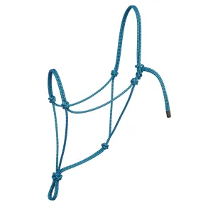 Weaver Silvertip Big Sky Ropehalter - Blue/Black