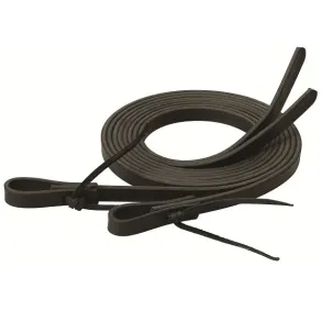 5/8X7' LL SPLIT REINS, BLACK