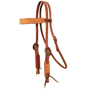 Prof. Choice | Gunslinger Browband Headstall | Natural/Roughout