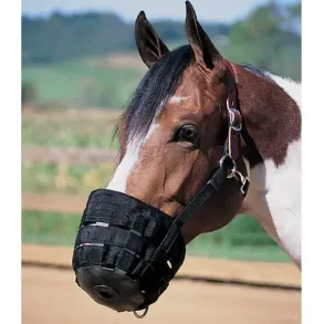Weaver Grazing Muzzle mundkurv - Black