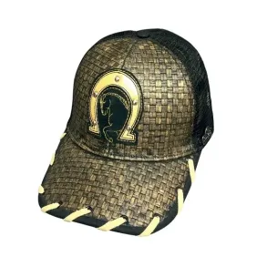 Flettet Bullhide Cap med hestesko