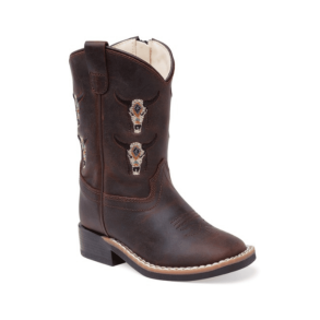 Old West Toddler's Boots | Crookfrord | Brown