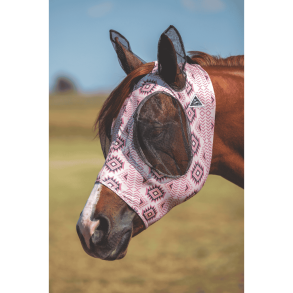 Comfort Fit Lycra Fly Mask w/ Forelock Opening | Clay