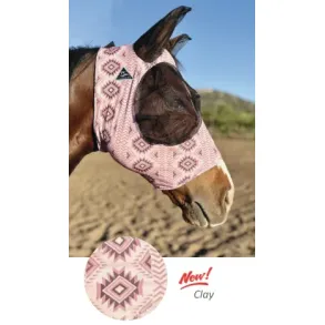 Comfort Fit Lycra Fly Mask w/ Forelock Opening | CLAY