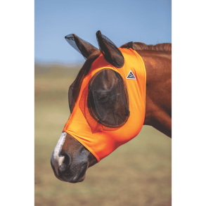 Comfort Fit Lycra Fly Mask | Orange