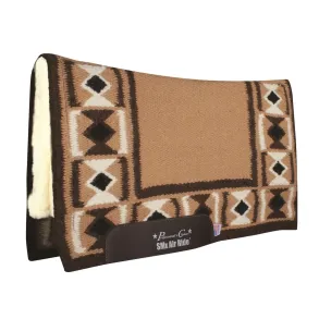 Comfort-Fit SMx Air Ride Western Pad | Hourglass Tan/Chocolate 3/4