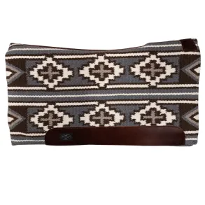 Fuse Navajo Felt Pad | Charcoal/Chocolate