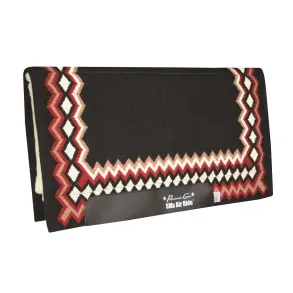 SMx Air Ride Western Pad | Shilloh Black/Crimson Red 3/4