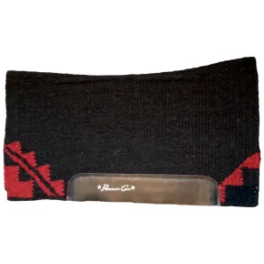 Contoured Navajo Blanket Top | Crest Pattern Black/Crimson