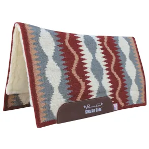 Comfort-Fit SMx Air Ride Western Pad | Serpentine Wine 3/4