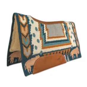 Comfort-Fit SMx Air Ride Western Pad | Into The Storm | Lagoon �
