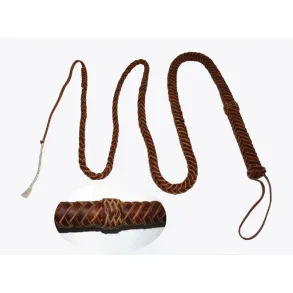 Bull Whip - Full Latigo Braided - 8� / 250cm