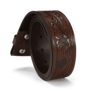Flower Tooling Westernb�lte | Brown