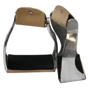 Western Aluminium Stirrup | Twisted & Angled