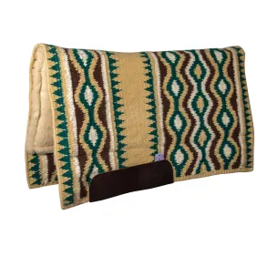 Comfort-Fit SMx Air Ride Western Pad | Rio Grande | Tan/Emerald