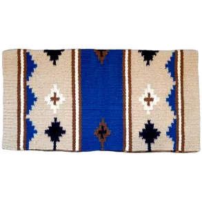 Show Blanket | New Zealand Wool | Tan/Royal Blue