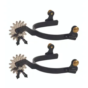 Black Steel Jingle Bob Spurs | 1/2