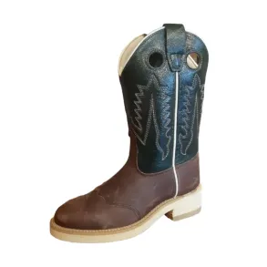 Kids Barn Champ Western Boot | Walnut/Army Green | US15�
