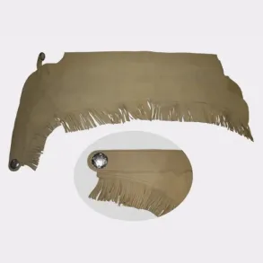 Chaps med frynser - Tan Suede