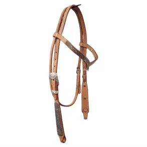 Western Show Trense m/ S�lv - Light Oil - Browband