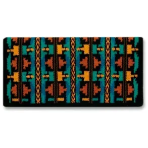 Mayatex | Broken Arrow 13 Showblanket | Ocean/Rust/Teal