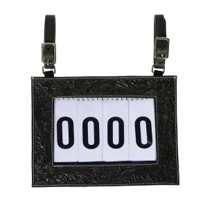 Tooled Number Holder | Black