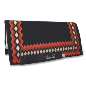 SMx Air Ride Western Pad | Shilloh Black/Orange 3/4