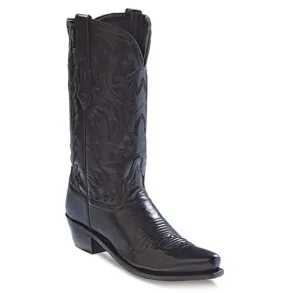 Old West Mens Fashion Boots - Elmo - Black