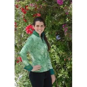 Ladies Western Wonderland Show Shirt, Green