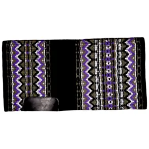 LC Collection Metallic Showblanket - Purple/Silver