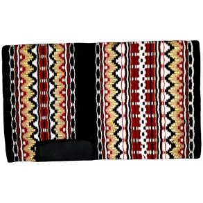 LC Collection Metallic Showblanket - Red/Gold