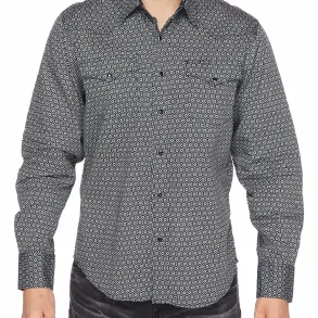 Rodeo Clothing Men's Shirt - Black Nova
