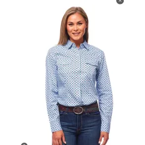 Rodeo Clothing Ladies' Shirt - Blue