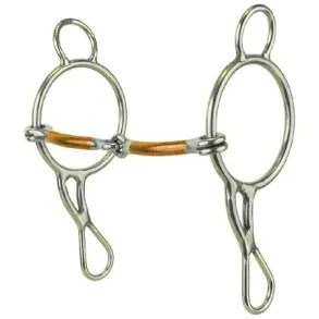Wonderbit Copper Snaffle - 5'' bred