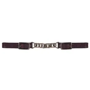 Reinsman Curb Chain 5/8'' Harness leather