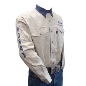 Roper | Men's Beige/Demin Shirt