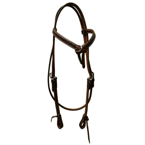 Raw Tack | Snake Tooled Futurity Knot | Headstall