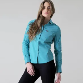 Kimes Ranch | Ladies Linville Shirt | Teal
