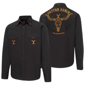 Stars & Stripes Men's Shirt - Dutton Ranch - Yellowstone