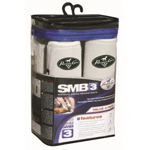 SMB 3 Sports Medicine Boots 4-Pack | White