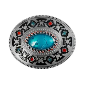 Belt Buckle - Deep Tiffany