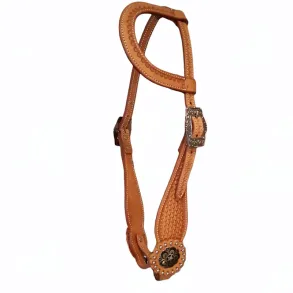 Scott Thomas Basket Weave Headstall - One Ear