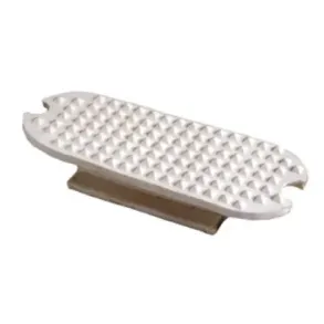 Tough 1 | Stirrup Replacement Rubber Pads | White 4 3/4