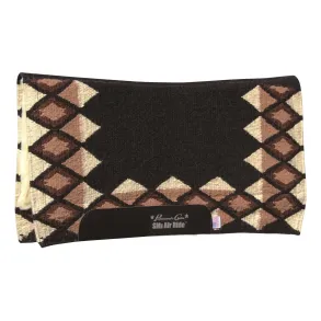 Comfort-Fit SMx Air Ride Western Pad | Quest Black/Tan 3/4