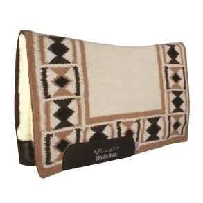 Comfort-Fit SMx Air Ride Western Pad | Hourglass Cream/Tan 3/4