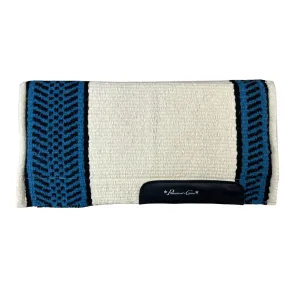 Professional's Choice Western Pad | Cream/Teal 3/4
