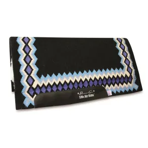 SMx Air Ride Western Pad | Shilloh Black/Turquoise 3/4